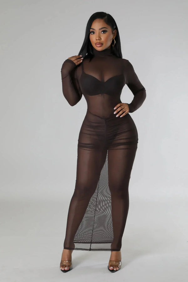 Bold Sheer Dress