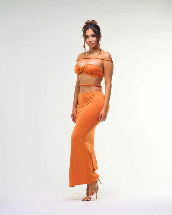 Knots of Desire Skirt Set – Stylish Two-Piece Outfit from the Best Canadian Clothing Stores Online