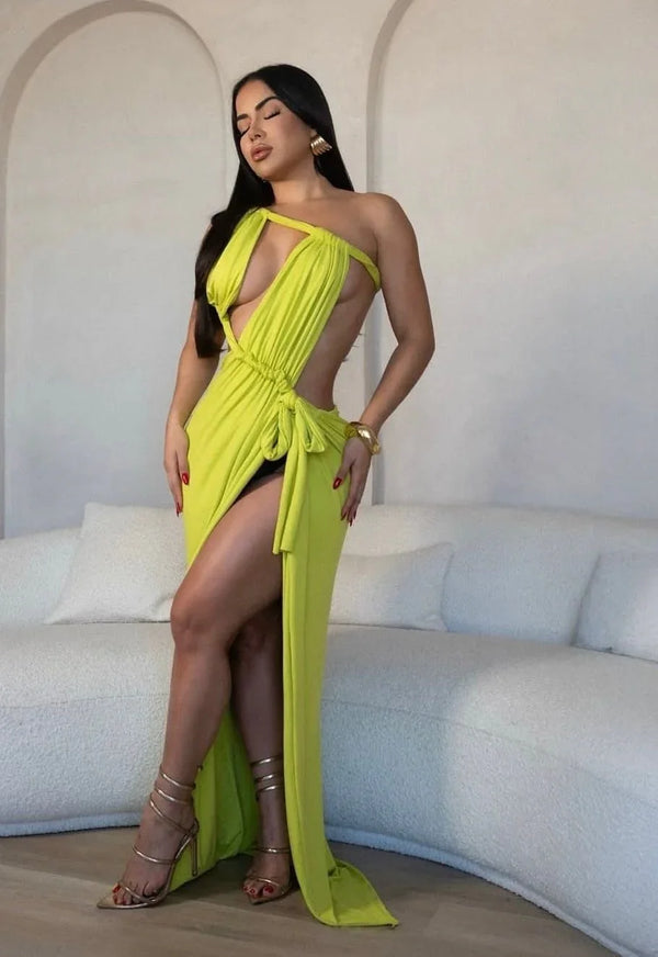 Zesty Limeade Maxi Dress-best canadian clothing stores