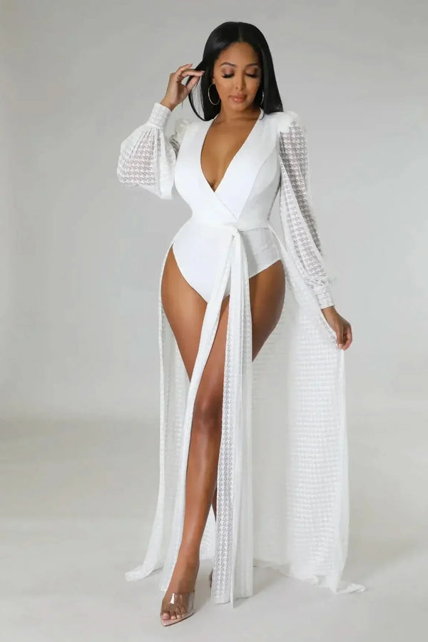 Pure Bliss Bodysuit Dress - Dresses